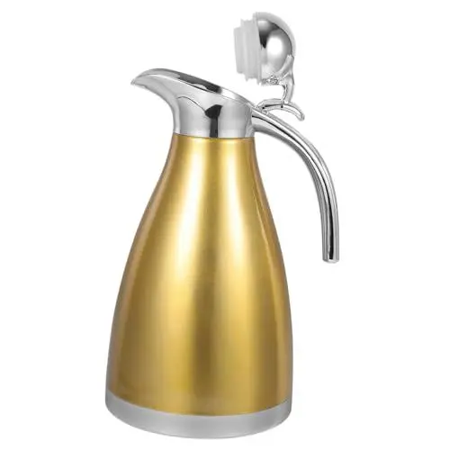 Produktbild: AUTSUPPL Isolierte Wasserflasche Kettle Für Kaltes Wasser Doppelwandig Auslaufsicher Für Zuhause Büro Und Reisen Champagnergold