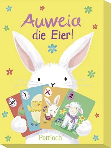 Produktbild: Auweia, die Eier!: Ein fröhliches Oster-Kartenspiel für die ganze Familie | Kartenspiel für Kinder ab 5 Jahren mit niedlichen Ostermotiven (Geschenke fürs Osternest)