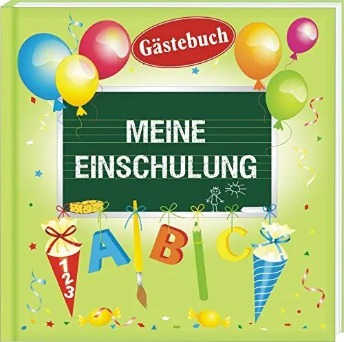 Produktbild: AV Andrea Verlag Album Meine Einschulung Gästebuch Einschulung Schulkinder Kinder Schultüte Schulanfang Zuckertüte Geschenk zur Eintragebuch (Album Meine Einschulung 12636)