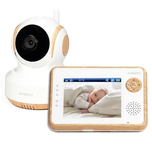 Produktbild: AVAILAND - Babyphone mit Kamera (1. Generation (Holzfarbe))
