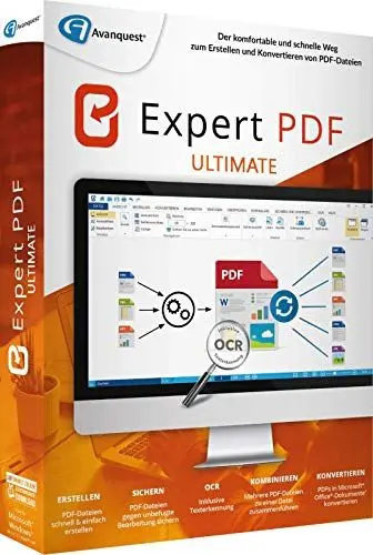 Produktbild: Avanquest Expert PDF 14 Ultimate Win mit OCR Modul CD/DVD mit Lebenslange Lizenz
