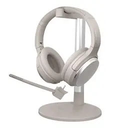 Produktbild: Avantree Eon - Bluetooth ANC Kopfhörer mit abnehmbarem Noise Cancelling Mikrofon für Musik & Anrufe on PC Handy, Kabellos & Verkabelt Over-Ear-Headset, Ladestation wechselbarer Akku großem Ohrpolster