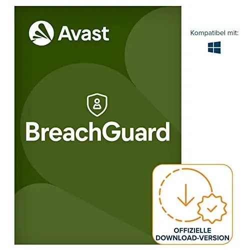 Produktbild: Avast BreachGuard 2025 | 1 Gerät | 1 Jahr | Aktivierungscode per Email