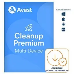 Produktbild: Avast Cleanup Premium 2025 | 10 Geräte | 1 Jahr | Aktivierungscode per Email