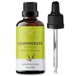 Produktbild: AVD ORGANICS Ätherisches Zitronengrasöl 30 ml | 100% rein und natürlich | Ätherisches Öl in therapeutischer Qualität für Aromatherapie und Hautpflege | 1 fl. oz. Unze. Oz
