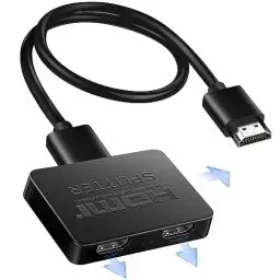 Produktbild: avedio links HDMI Splitter 1 in 3 Out mit 1.2M HDMI Kable, 4K HDMI Verteiler 1 auf 3 (Mirror Only), HDMI Switch 1 in 3 Out, hdmi 1 in 3 Out für Xbox PS5 Fire Stick Roku Blu-Ray Player DVD