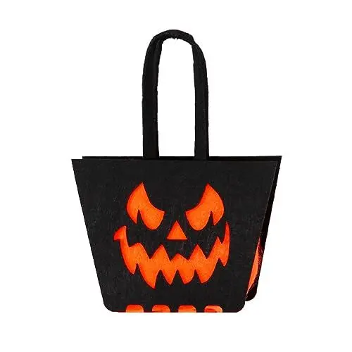 Produktbild: Avejjbaey Gruselige Halloween-Süßigkeitentüte, Geschenk, Kekstasche, Verpackungstüten für Süßigkeiten-Tüten, Partybeutel, Zubehör für Kinder, Kekse, Verpackung