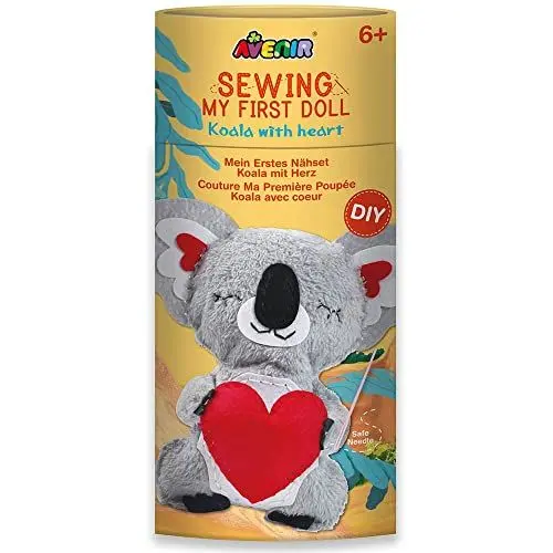 Produktbild: Avenir 6301618 DIY Nähset, Sewing Koala, Bastelset für Kinder, Kreativ-Set, ab 6 Jahren