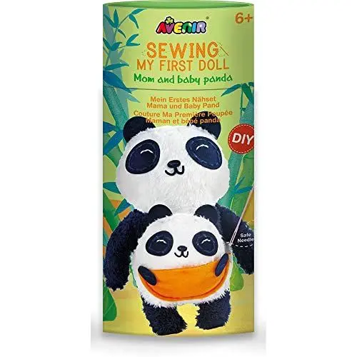 Produktbild: Avenir DIY Nähset, Sewing Panda, Bastelset für Kinder, Kreativ-Set, ab 6 Jahren