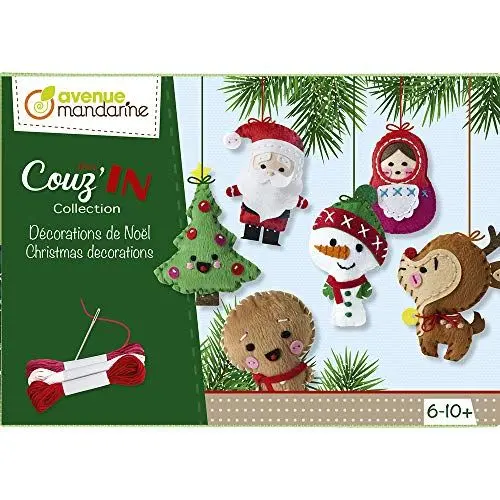 Produktbild: Avenue Mandarine KC062C - Kreativboxen Mini Couz'In, 1 Pack, Weihnachtsdekoration