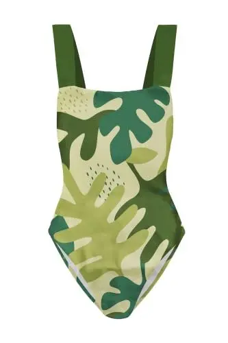 Produktbild: Averie Women's Swimsuit Andee Scoop Back One-Piece XS-3XL Recycled Fabric