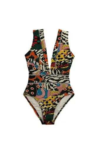 Produktbild: Averie Women's Swimsuit Harlow Deep Plunge One-Piece XS-3XL Recycled Fabric