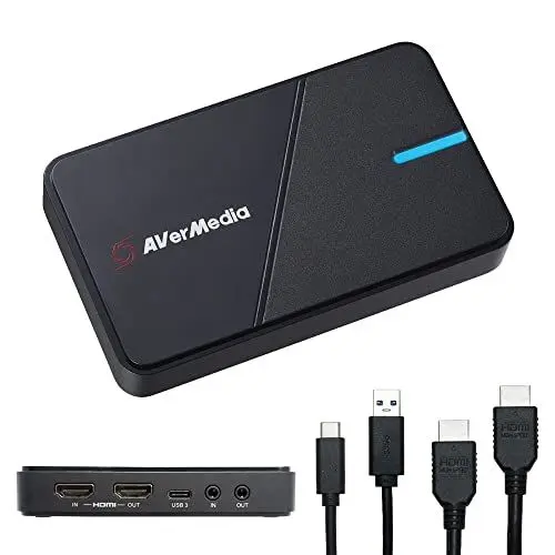 Produktbild: AVerMedia HDMI Capture Card - Gaming, Video-Streaming, 4K Capture-Karte für PS5, Xbox Series X/S, Xbox One, PS4, Nintendo Switch, Windows, Mac, HDR & VRR Unterstützung - GC551G2 Live Gamer Extreme 3