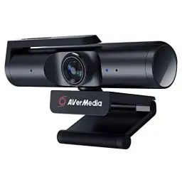 Produktbild: AVerMedia Live Streamer CAM 513 - 4K 30fps UHD Weitwinkel Webcam, für Gaming, Fixfokus, für Innenbeleuchtung, perfekt für OBS, Zoom, PC/Mac, Schwarz