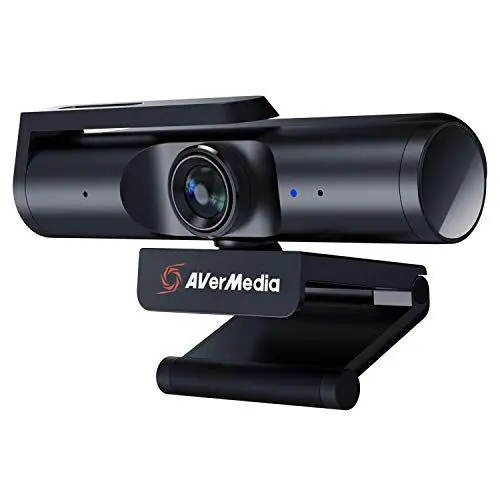 Produktbild: AVerMedia Live Streamer CAM 513 - 4K 30fps UHD Weitwinkel Webcam, für Gaming, Fixfokus, für Innenbeleuchtung, perfekt für OBS, Zoom, PC/Mac, Schwarz