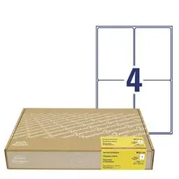 Produktbild: AVERY Zweckform 1.200 Versandetiketten Art. 8017 (99,1x143,5mm (A6) Adressetiketten selbstklebend für DHL und Hermes, Versandaufkleber, 3483, 300 Blatt, für alle Drucker)