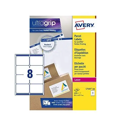 Produktbild: Avery BlockOut Versandetiketten