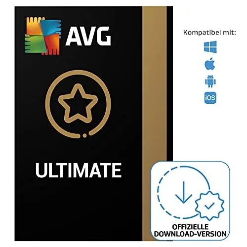 Produktbild: AVG Ultimate 2025 | 10 Geräte | 1 Jahr | Aktivierungscode per Email