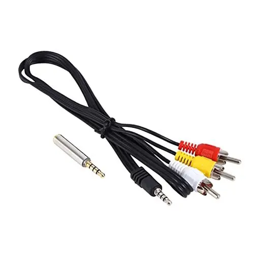 Produktbild: AV-Kabel für 2 B+, AV-Videokabel, AV-Kabel Kombiniert mit 3,5-mm-Schnittstelle, Plug-and-Play, für 2 Model B+
