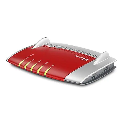 Produktbild: AVM FRITZ!Box 6490 Cable WLAN AC + N Router (DOCSIS-3.0-Kabelmodem für Kabelanschluss, bis 1.300 Mbit/s (5 GHz) VoIP-Telefonanlage, DECT-Basis)
