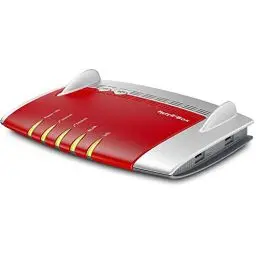 Produktbild: AVM FRITZ!Box 7490 WLAN AC + N Router (VDSL/ADSL, 1.300 Mbit/s (5 GHz), 450 Mbit/s (2,4 GHz), WLAN Mesh, DECT-Basis, Media Server, geeignet für Deutschland)