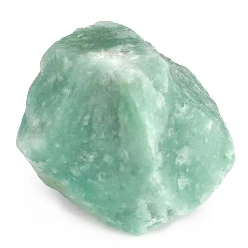 Produktbild: AWARDSEN Grün Aventurin Kristalle Heilsteine, 5 cm Wassersteine Rauher Steine Natursteine für Meditation, Hexerei Zeremonie, Natürliche Erkennung und Esoterik Geschenke 1PCS