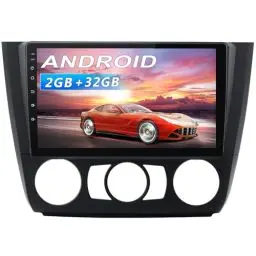 Produktbild: AWESAFE Android Radio mit Carplay/Android Auto Android für BMW 1er E81/E82/E87/E88 2004-2011 9 Zoll Bildschirm mit Navi Bluetooth WiFi FM RDS Radio