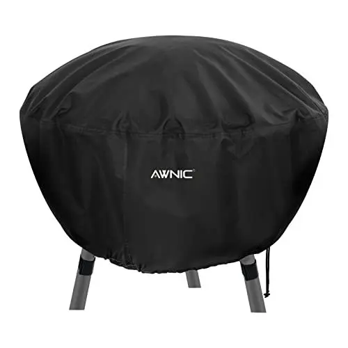 Produktbild: AWNIC Feuerschale Abdeckung Deckel, 80 cm Schutzhülle 420D Polyester Ø80×50cm Feuerstellenabdeckungen Feuerschalen für Den Garten Abdeckhaube