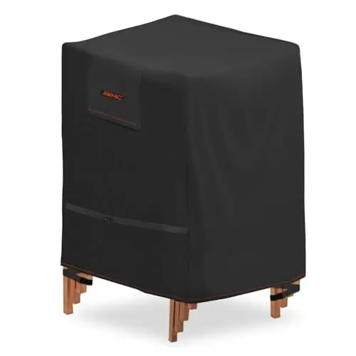 Produktbild: AWNIC Gartenstuhl Schutzhülle Abdeckung Wasserdicht, 600D Oxford-Stoff Schutzhülle für Gartenstühle, 68X68X110cm Gartenstuhl Schutzhülle Wasserdicht Winterfest Anti-UV, Schutzhülle Winterfest Stuhl