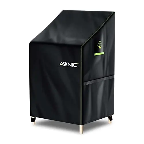 Produktbild: Awnic Gartenstuhl Schutzhülle Abdeckung Stuhlüberzug Stuhlhüllen Oxford Gewebe Wasserdicht Reißfest 420D Polyester 65x75X85/120cm