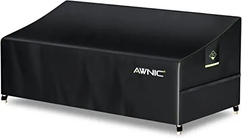 Produktbild: Awnic Sofa Überzug Couch Bezug Abdeckung für 3 Sitzer Wasserdicht Lounge Sofa Schutzhülle für Gartensofa Wasserdicht 420D Polyester 220x85x61/71cm