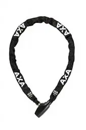 Produktbild: Axa Unisex – Erwachsene 2231034205-Kettenschloss Kettenschloss, Schwarz, 110 cm