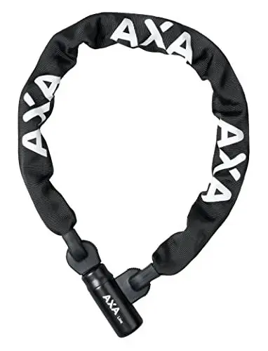 Produktbild: Axa ALA019 Linq Schloß / Kettenschloss, schwarz, 100cm Länge und 9,5mm Kettenglieddurchmesser