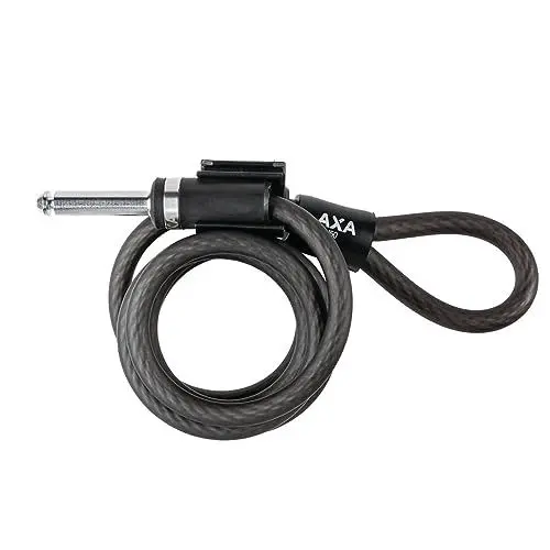 Produktbild: AXA UPI 150 Einsteckkabel – Länge 150 cm – Plug-In Kabel für AXA Rahmenschlösser – Kabelschloss für Fahrräder