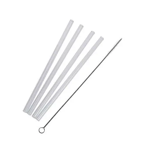 Produktbild: axentia 133028 Trinkhalm-Set, Glas