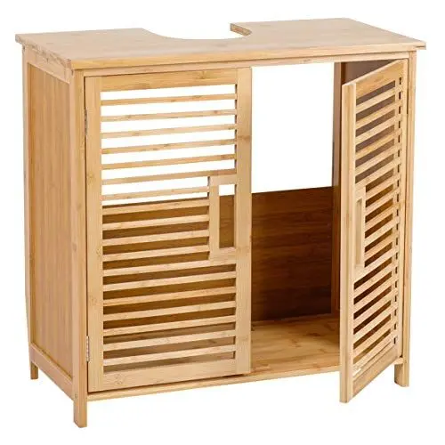 Produktbild: axentia Waschbeckenunterschrank, ca. 60 x 58 x 30 cm, Wooden