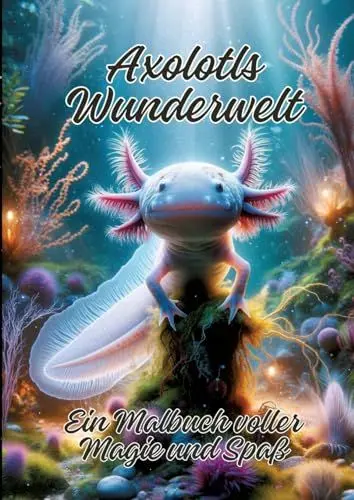 Produktbild: Axolotls Wunderwelt: Ein Malbuch voller Magie und Spaß