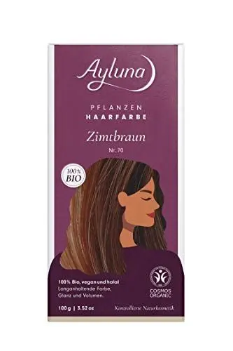 Produktbild: Ayluna Pflanzenhaarfarbe Zimtbraun Nr. 70