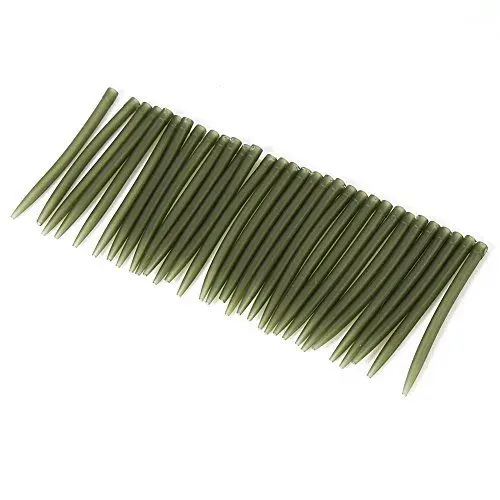Produktbild: AYNEFY Angelschnur Aligner, Chod Rig 3 Stück Anti Sleeves Karpfen Angelhaken Hair Rig Linie Aligner Anti Ärmel Verbinden Aligner Karpfenangeln Zubehör(Grün Schwarz)