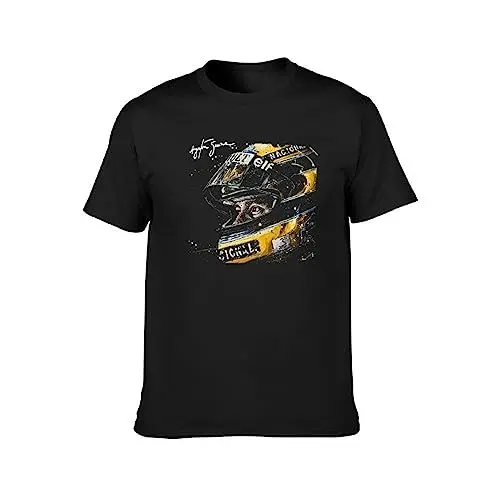 Produktbild: Ayrton Senna Tribute Unisex T-Shirt Printed Tee Graphic Top Men Black Shirt 3XL