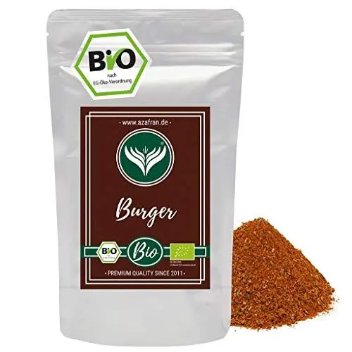 Produktbild: Azafran BIO Burger Gewürzzubereitung für Frikadellen, Hackfleisch & pflanzliche Patties 250 g