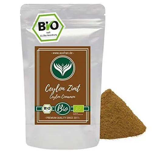 Produktbild: BIO Ceylon Zimt gemahlen, Zimtpulver mit geringem Cumarin, original aus Sri Lanka 250g