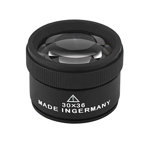 Produktbild: Uhrmacherlupe Für Schmuck, Juwelierlupe Für Stempel, Cannabis Lupe 30x HD Optischer Schmuck, Zinklegierung Optik Linse Uhrmacherlupe Für Stempel Und Münzen Oder Sammlung