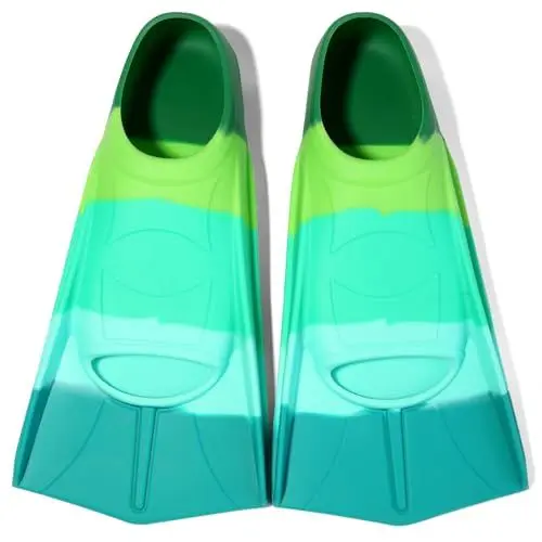 Produktbild: Azuunye Kinder Schwimmflossen,Kurze Flossen 100% Silikon Schwimmflossen für Training und Lap Schwimmen für Kinder Erwachsene Small