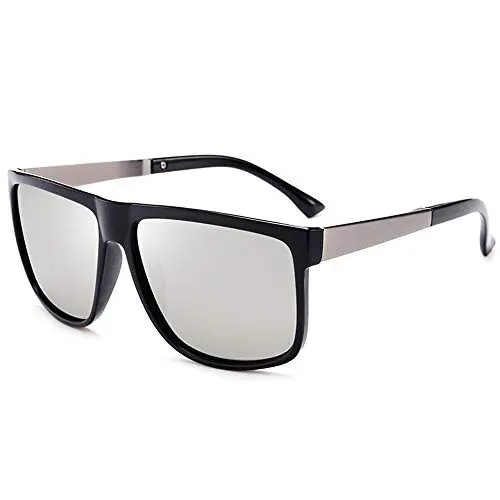 Produktbild: B BIDEN Herren Retro Quadrat polarisierte Sonnenbrille, Im Freienl Brillen mit Schutzlinse für Sport und Fahren