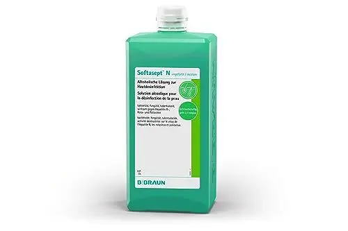 Produktbild: B. Braun Softasept N farblos, Hautdesinfektionsmittel, 1000 ml Flasche