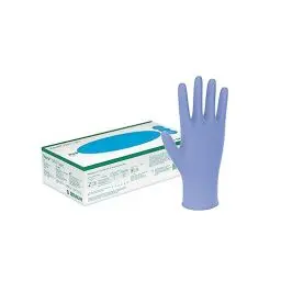 Produktbild: B. Braun Vasco Nitril light Einmalhandschuhe, Untersuchungshandschuhe, Größe L, 100 Stück