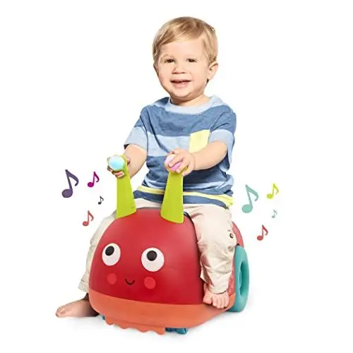 Produktbild: B. toys Ladybuggy - Marienkäfer-Rutscher mit Licht- & Soundeffekten, ergonomischer Sitz, Fach für Spielzeug im Inneren, geeignet ab 12 Monaten - 45538