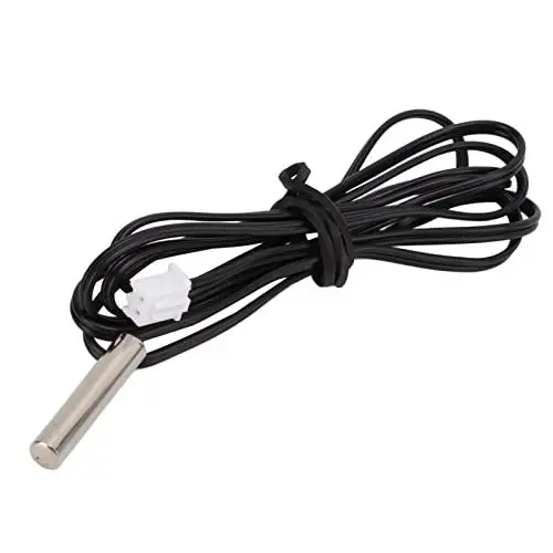 Produktbild: B3950 NTC Thermoelement, 10k Edelstahl Temperatursensor Sonde Hochgenaue Temperaturprüfung Thermosensor(2M)