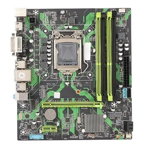 Produktbild: B75 ATX-Desktop-Motherboard, LGA 1155-Motherboard, 4 DDR3 6 Gbit/s-Motherboard mit SATA M.2-Schnittstelle, 3+1-Phasen-Netzteil, HD-VGA-Ausgang